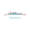 Knoxville skyline silhouette.