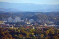Knoxville Skyline with Smoky Mountains Royalty Free Stock Photo