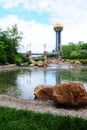 Knoxville Sunsphere (vertical) Royalty Free Stock Photo