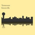 Knoxville, Tennessee ( United States of America ) city silhouette