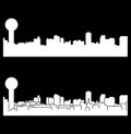 Knoxville, Tennessee ( United States of America ) city silhouette