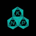 KNP creative minimalist letter logo. KNP unique vector initials alphabet letter logo design Royalty Free Stock Photo