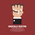 Knuckle Duster In Hand