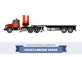 Knuckleboom crane Royalty Free Stock Photo