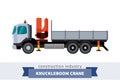 Knuckleboom crane Royalty Free Stock Photo