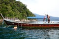 Boat excursion. Ko Hin Ngam. Satun province. Thailand