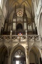 KoÃÂ¡ice - Chorus and organ from Saint Elizabeth gothic cathedral Royalty Free Stock Photo