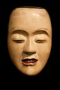 Ko-Kasshiki (young servant) Noh mask Royalty Free Stock Photo