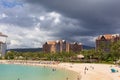 Ko`olina Manmade Lagoon in Oahu Hawaii Royalty Free Stock Photo