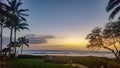 Ko Olina sunset Royalty Free Stock Photo