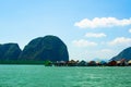 Ko Panyi - muslim fishing village. Koh Panyee settlement built on stilts of Phang Nga Bay, Thailand Royalty Free Stock Photo