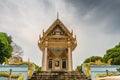 Long shot of Stairway and Royal shrine at Ko Samui Island, Thailand