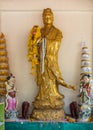 Guan Yin statue at Wat Phra Yai temple, Ko Samui Island, Thailand Royalty Free Stock Photo