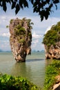 Ko Tapu rock on James Bond Island, Phang Nga Bay, Thailand Royalty Free Stock Photo