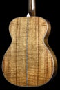 Perfect Example of Rare and prized Flamed Hawaii Koa wood on an Acoustic Guitar