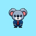 Koala Business Cute Creative Kawaii Cartoon Mascot Logo