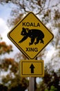 Koala crossing sign