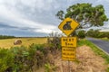 Koala road sign Royalty Free Stock Photo