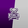 Koala E sports Logo Vector Design Template For Team