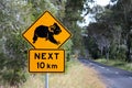Koala sign Royalty Free Stock Photo
