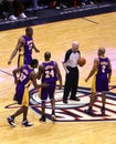 Kobe Bryant in the game against New Jersey Nets Royalty Free Stock Photo