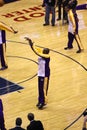 Kobe Bryant in the game against New Jersey Nets Royalty Free Stock Photo