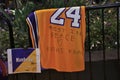 Kobe and Gianna Bryant memorials