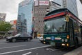 City loop bus is a popular bus route for tourist. in Kobe, Japan