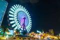 Kobe, Japan - NOV 20, 2016 : Ferris wheel near Mosaic shopping m