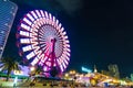 Kobe, Japan - NOV 20, 2016 : Ferris wheel near Mosaic shopping m