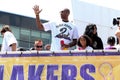 Kobe at Laker Parade Royalty Free Stock Photo