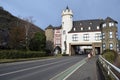 Mosel valley road 416 through the Oberburg