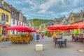 KOBERN-GONDORF, GERMANY, AUGUST 15, 2018: Square at Kobern-Gondorf, Germany Royalty Free Stock Photo