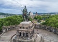 Koblenz City Germany historic monument German Corner where the rivers rhine and mosele flow together