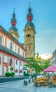 KOBLENZ, GERMANY, AUGUST 13, 2018: Liebfrauenkirche in the center of Koblenz in Germany Royalty Free Stock Photo