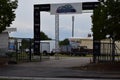 Koblenz, Germany - 08 28 2020: entrance of SchÃÂ¤ngelland while being closed