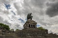 KOBLENZ, GERMANY, JUNE 30, 2017: the monumental equestrian statue of William I