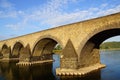 Koblenz, old bridge over the Moselle river. Royalty Free Stock Photo
