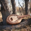 kobza a folk instrument of the Chumaks. Generative AI