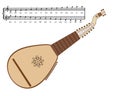 Kobza Ukrainian musical instrument