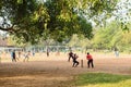 Cricket game. Sports in Kochi, India
