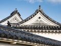 White walls and towers of Kochi castle, one of the 12 original Edo period castles of Japan