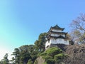 Kochi, Japan - March 26, 2015 : General view of Kochi Castle in Royalty Free Stock Photo