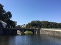 Kochi, Japan - March 26, 2015 : General view of Kochi Castle in Royalty Free Stock Photo