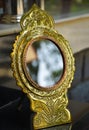 Aranmula kannadi handmade metal alloy mirror called Aranmula mirror