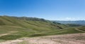 Kochkor`s green valleys in Kyrgyzstan