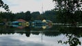 Kodaikanal boat house at early morning with reflections. Royalty Free Stock Photo