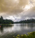 Kodaikanal Lake Panorama (Princess of Hill stations), Tamil Nadu, India Royalty Free Stock Photo