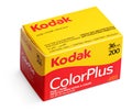 Kodak ColorPlus film isolated on white background