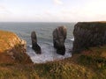 Elegug Stack Rocks on Pembrokeshire coast.